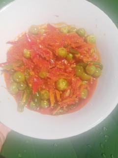 Foto resep Sambal tumis cempokak dan teri