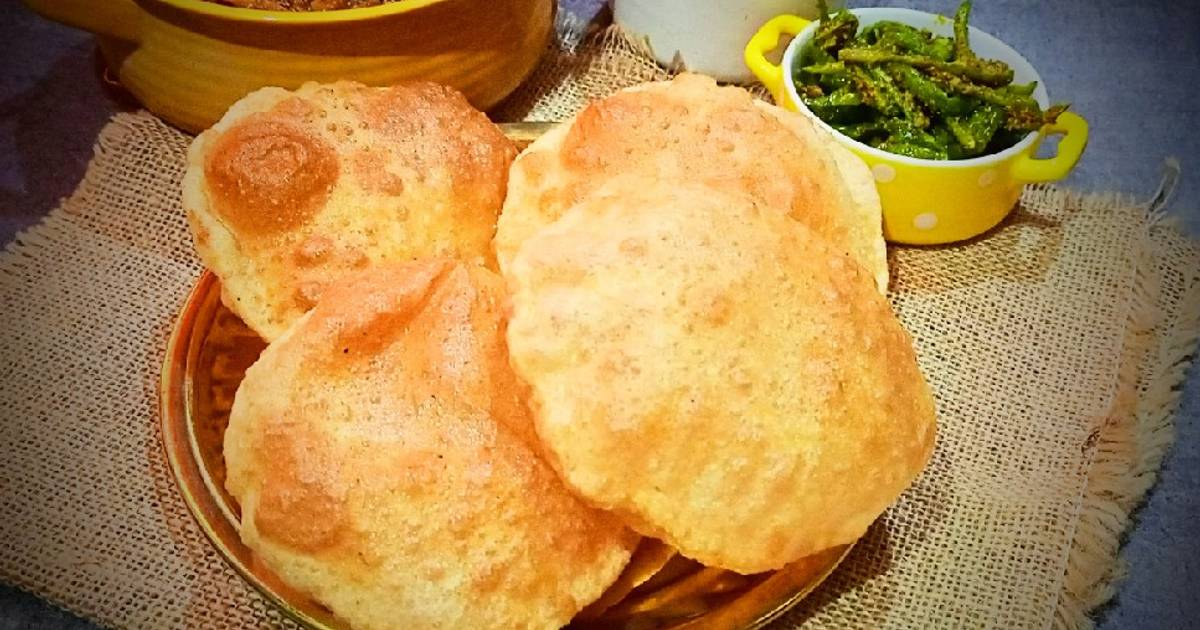 Wheat flour (aata) Puri