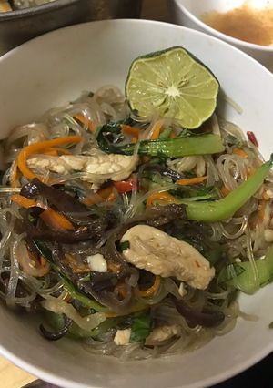 Hình của món Miến trộn.
