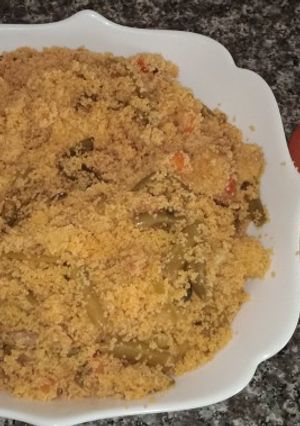 صورة لوصفة مقفول باللبن والخضر 😋😋