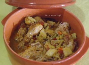 Una foto de Cazuela de pollo - Cocina marroquí