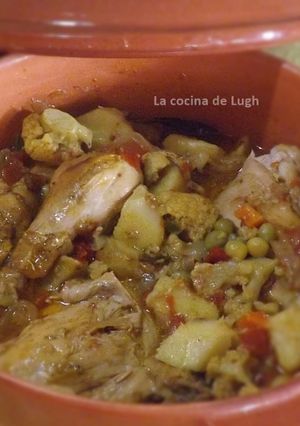 Una foto de Cazuela de pollo - Cocina marroquí