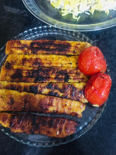 عکسی از دستور کوبیده مرغ تابه ای