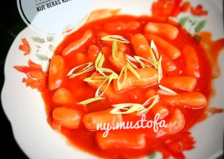 Tteobokki (kue beras korea) #bikinramadhanberkesan