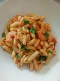Cavatelli with Chickpeas and Prawns