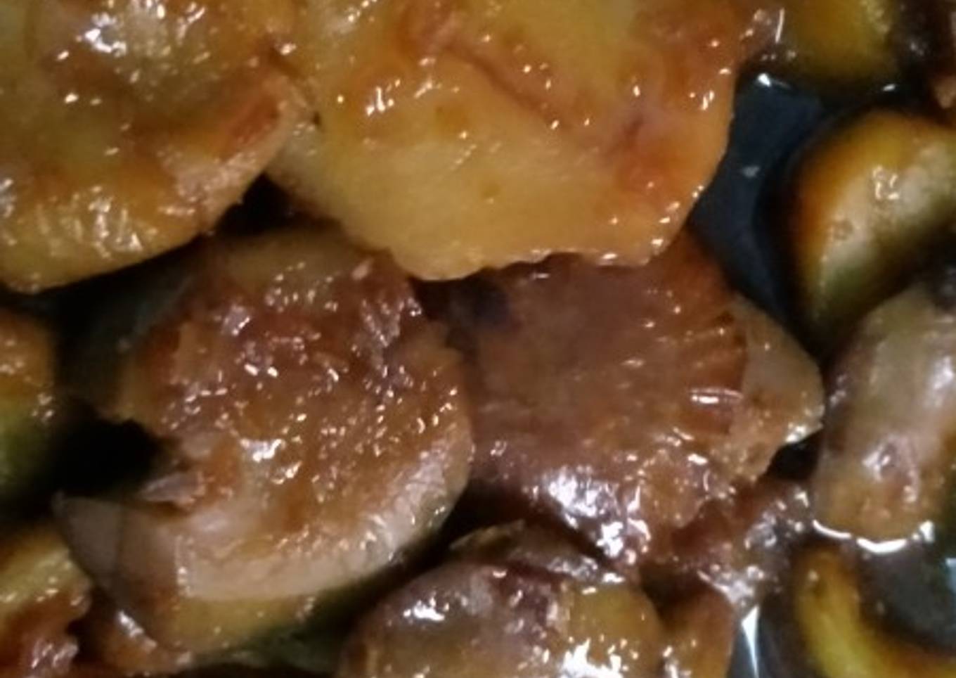Semur jengkol+kentang ala betawi