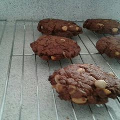 A picture of NZ Peanut Brownies.
