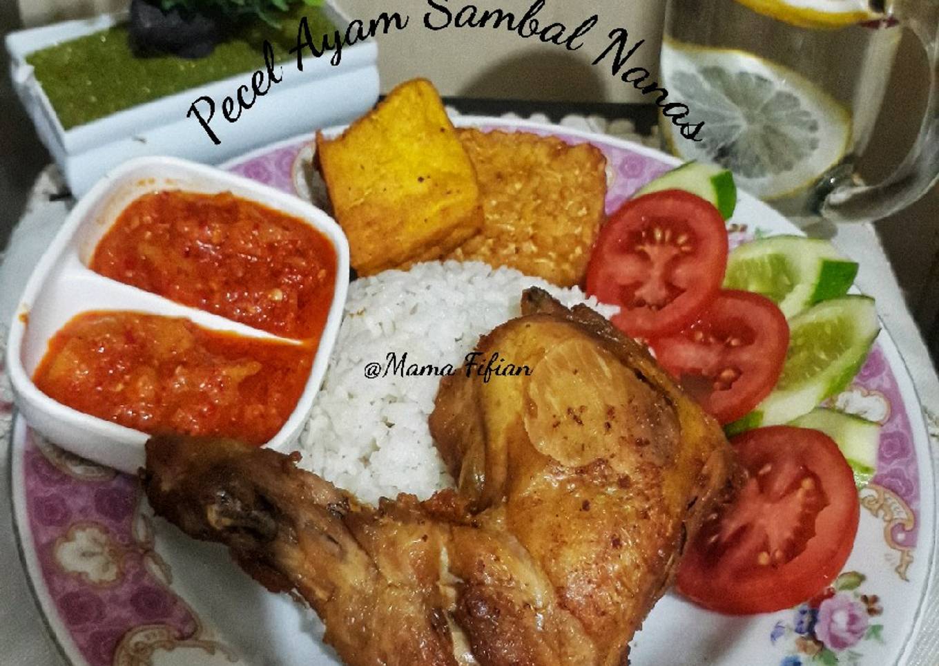 Pecel Ayam Sambal Nanas