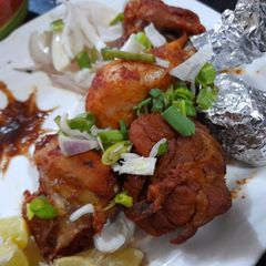 A picture of Chicken tikka.