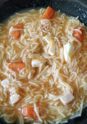 Una foto de Sopa de fideos