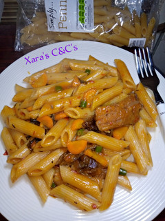 A picture of Penne Jollof.