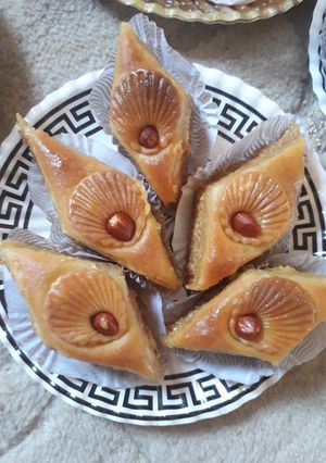 صورة لوصفة بقلاوة