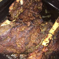A picture of Mutton leg roast.