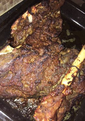 A picture of Mutton leg roast.