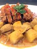 Thai Curry Rice with Tonkatsu