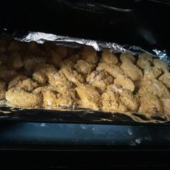 A picture of Oven baked Crispy chicken.