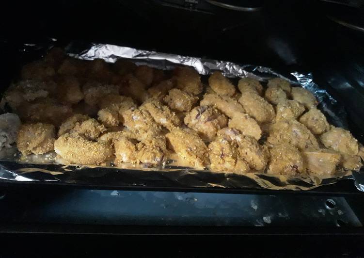 Oven baked Crispy chicken