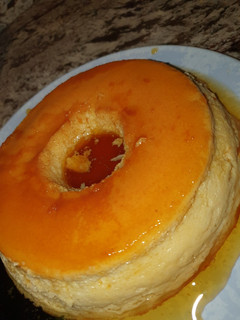 Una foto de Flan casero