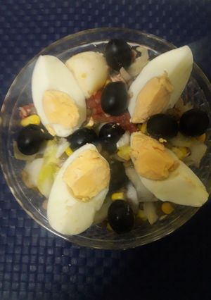 Una foto de Ensalada de lentejas