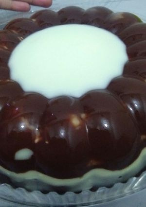 Foto resep Puding marble choco cheese
