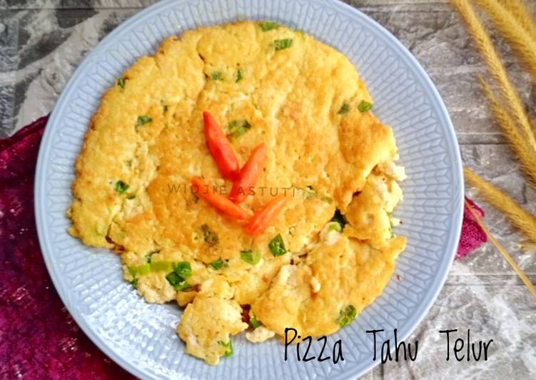 Resep Pizza Tahu Telur, Lezat