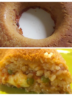 Una foto de Arroz... Sartu di Riso a la Napoletana (o timbal de arroz relleno)