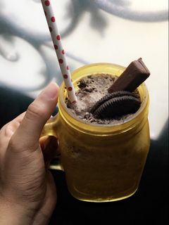 صورة لوصفة ميلك شيك الاوريو 🍁