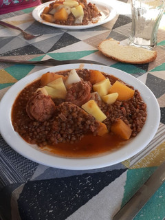 Una foto de Guiso de lentejas!