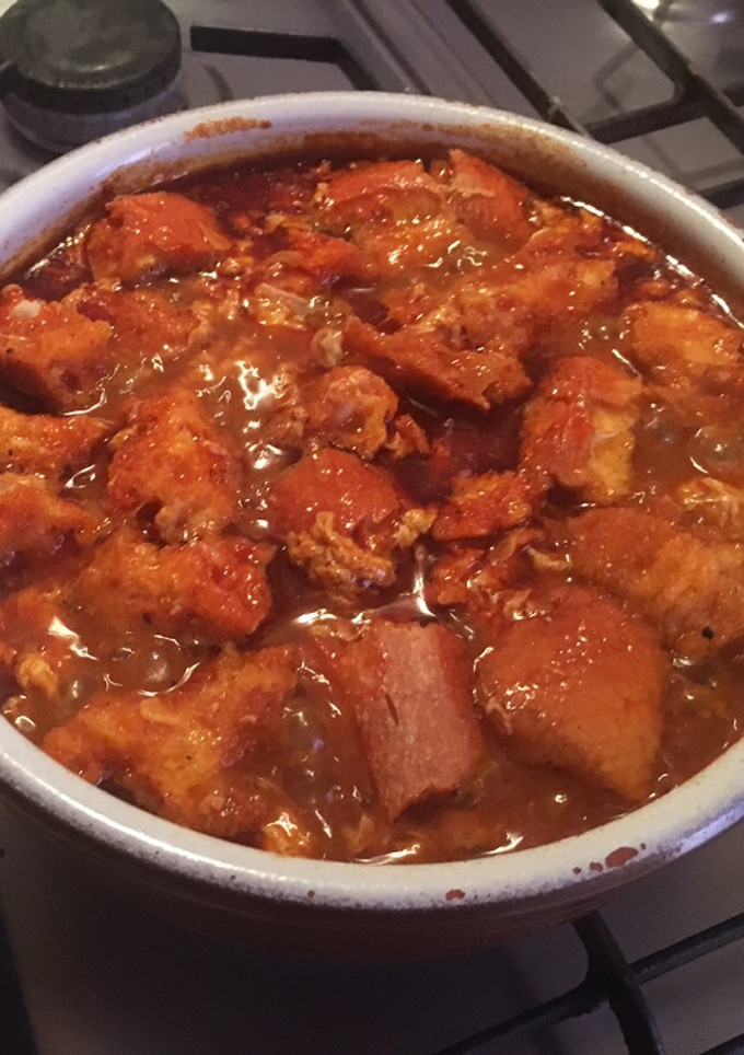 Una foto de Sopa de ajo o castellana
