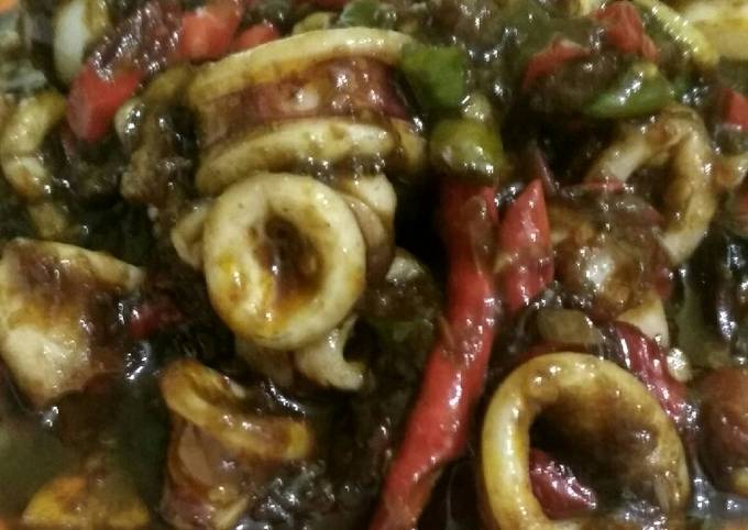 Resep Cumi Pedas Manis Oleh Putri Ayu Wulandari Batubara Cookpad