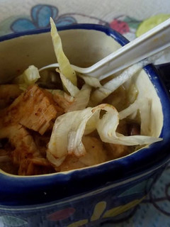 Una foto de Pozole de pierna geras para la cruda