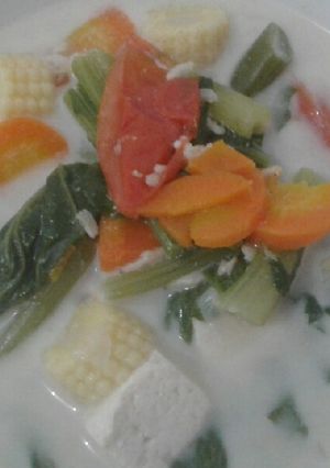 Foto resep Sayur Campur Masak Bobor (sekalian MPASI)