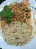 Strogonoff de pollo