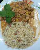 Strogonoff de pollo