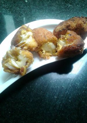 A picture of Cheezee pumpkin fritters.
