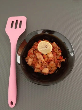 Cara Sederhana Membuat Resep  Sambel cumi asin pedas manis yang Menggugah Selera, Enak