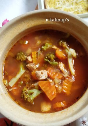 Foto resep Sup Merah 🍅