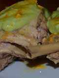 Pollo en salsa de Palta y wasabi