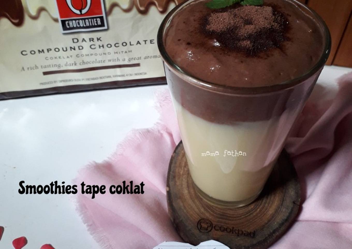 Smoothies tape coklat
