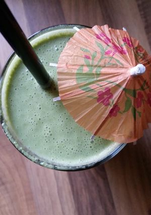 Φωτογραφία της συνταγής Απολαυστικό smoothie σπανάκι, με ξυνόγαλο, μήλο και μαϊντανό