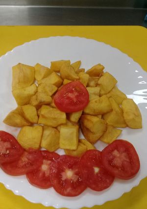 A picture of Roast potatoes.