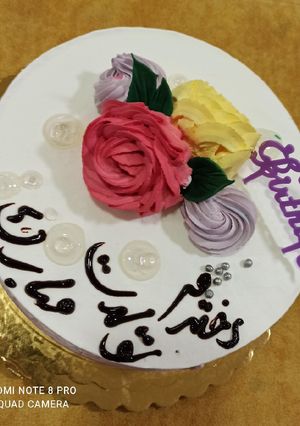 عکسی از دستور کیک تولد