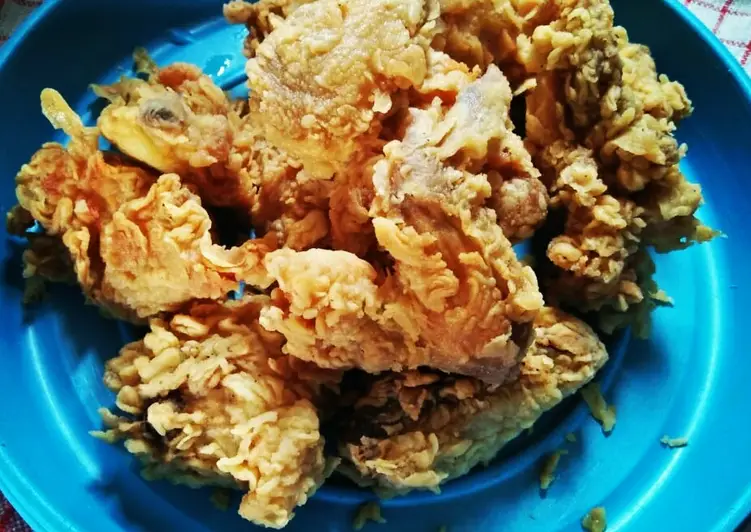 Resep Baru Ayam goreng krispy Gurih Mantul