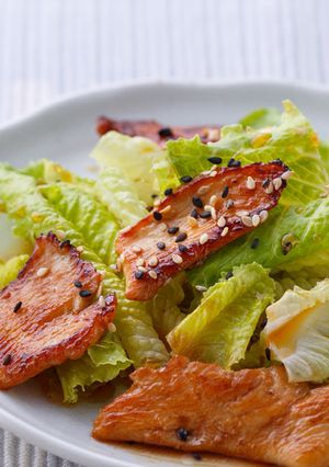 【家樂福廚房】低熱量輕食》雞胸肉蔬菜沙拉 的食譜成品照片