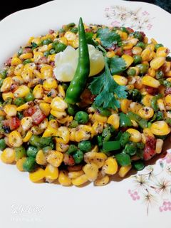 স্যুইট কর্ন চাট (sweet corn chaat recipe in Bengali) রেসিপির প্রধান ছবি