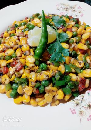 স্যুইট কর্ন চাট (sweet corn chaat recipe in Bengali) রেসিপির প্রধান ছবি