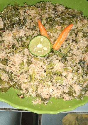 Foto resep Urab daun singkong bumbu mentah