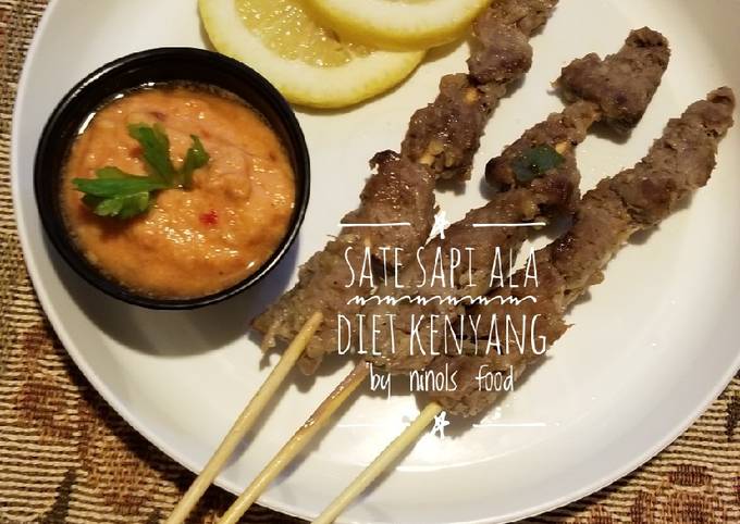 Anti Ribet, Membuat Sate Sapi ala Diet Kenyang Yang Enak