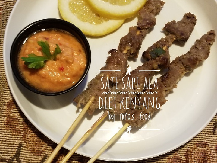 Anti Ribet, Membuat Sate Sapi ala Diet Kenyang Yang Enak