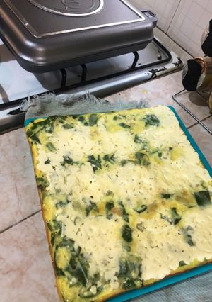 Una foto de Tortilla de acelga y ricota en la flip de Essen